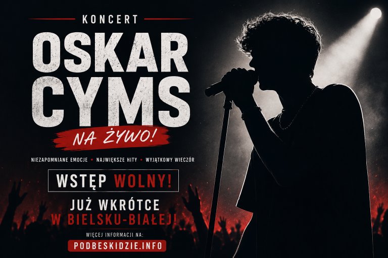Oskar Cyms wystąpi w Bielsku-Białej. Koncert już 11 lipca