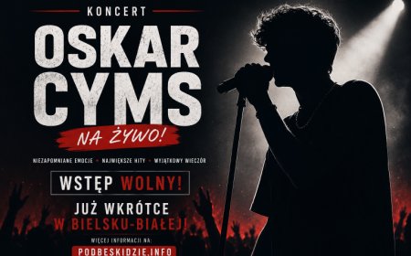 Oskar Cyms wystąpi w Bielsku-Białej. Koncert już 11 lipca