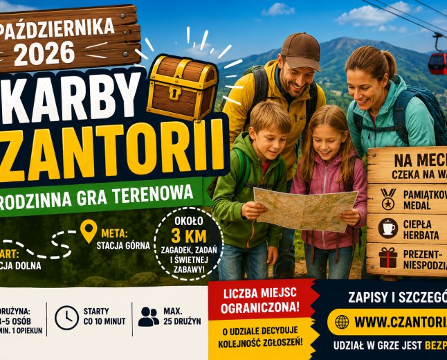 Skarby Czantorii. Rodzinna gra terenowa już 3 października